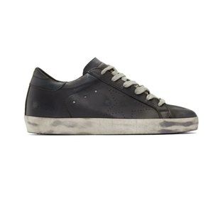 GOLDEN GOOSE | BLACK SUPERSTAR SNEAKER | 36